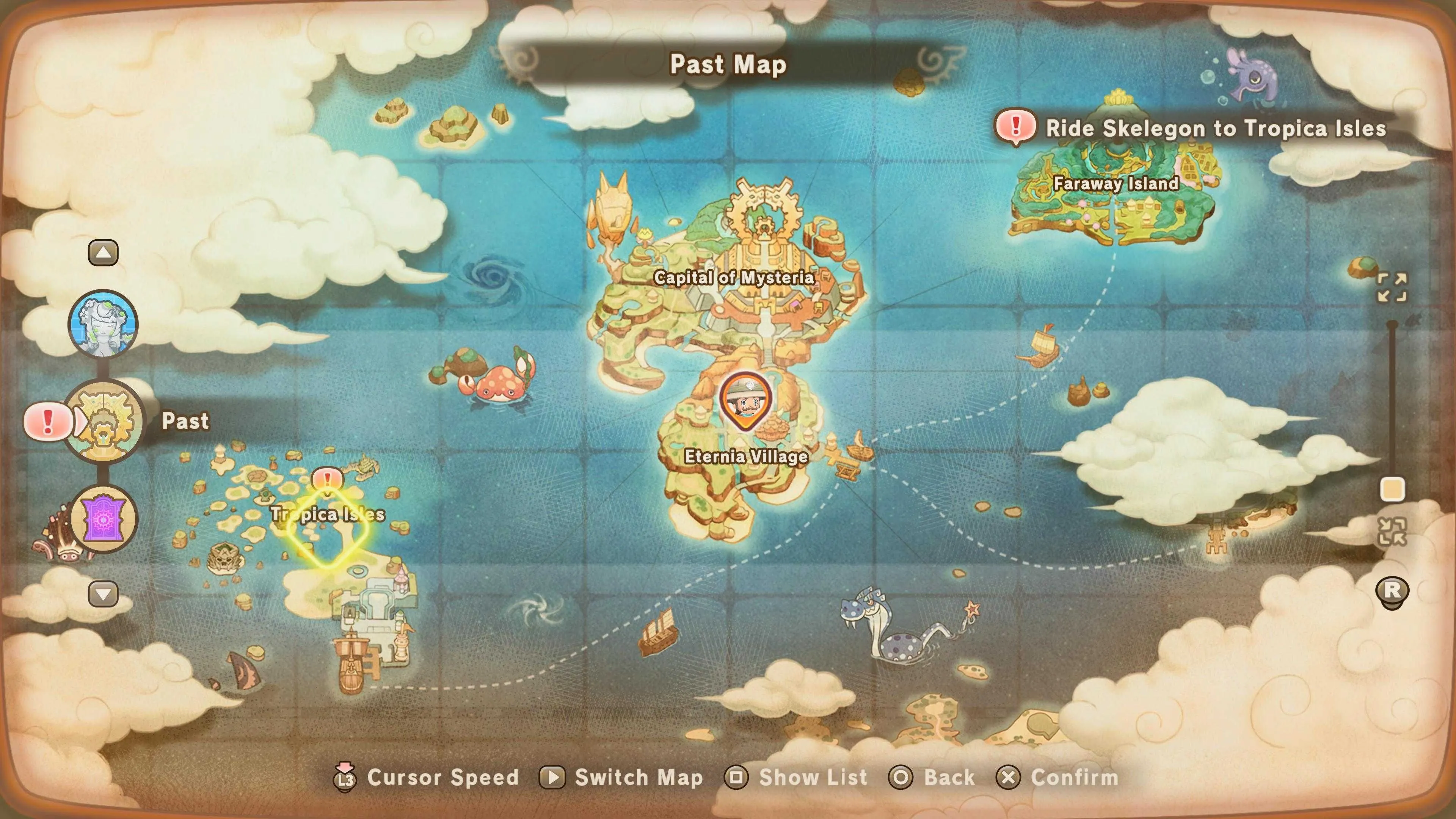Bản đồ thế giới Fantasy Life I