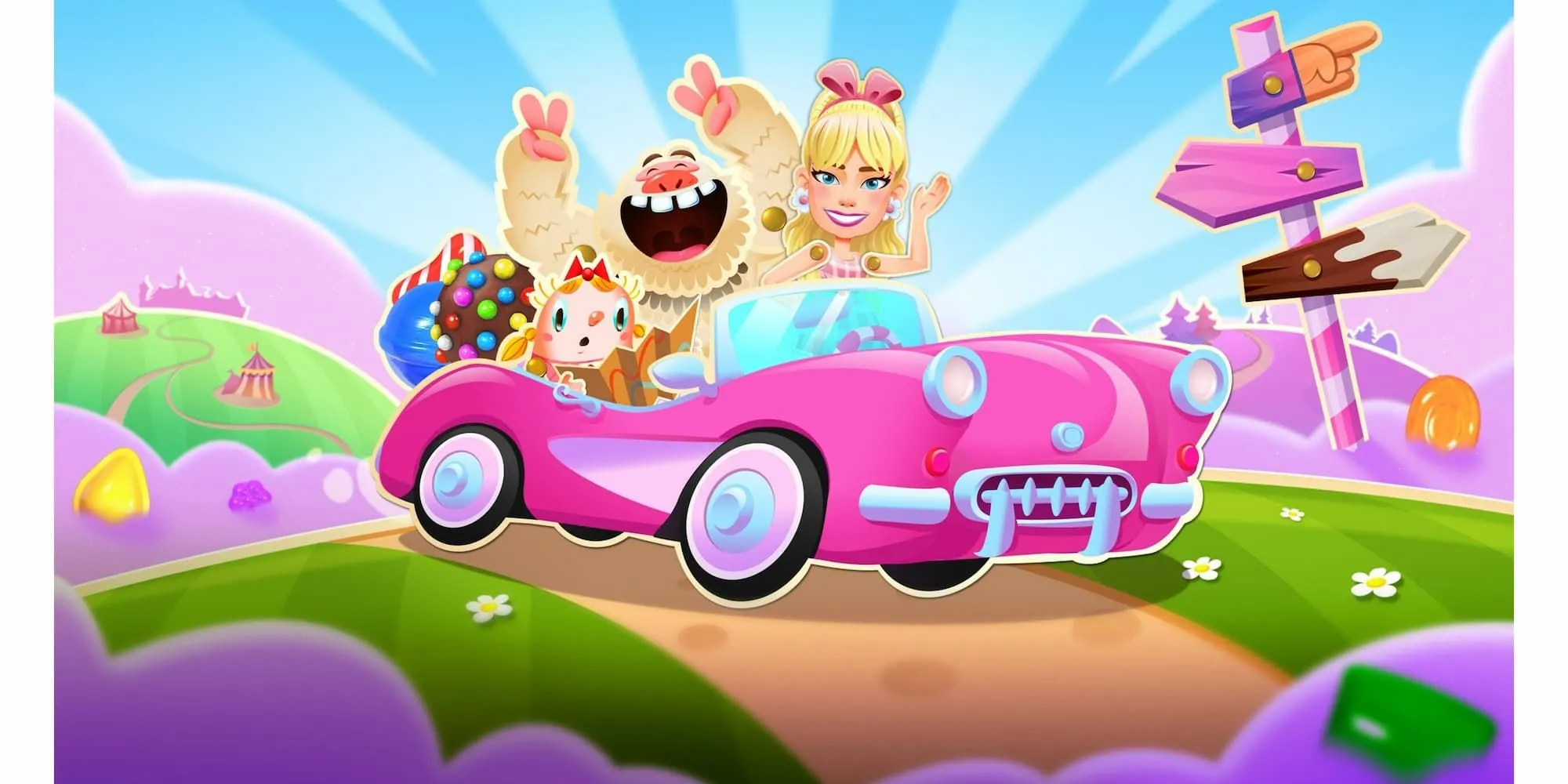 Barbie trong sự kiện hợp tác với Candy Crush Saga, biểu tượng của sự hào nhoáng trước những khó khăn nội bộ