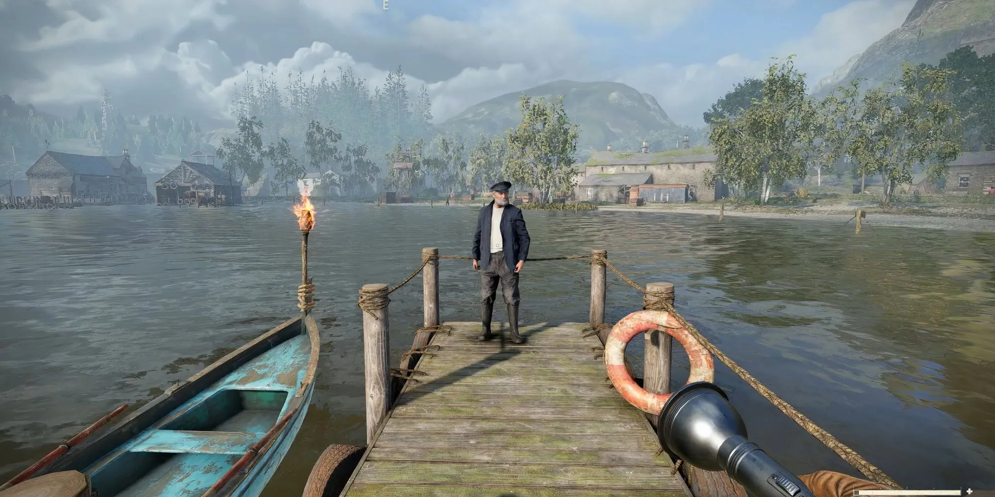 Bill Anderson, NPC ngư dân đưa bạn đến hòn đảo Midsummer trong DLC Wicked Isle của Atomfall.