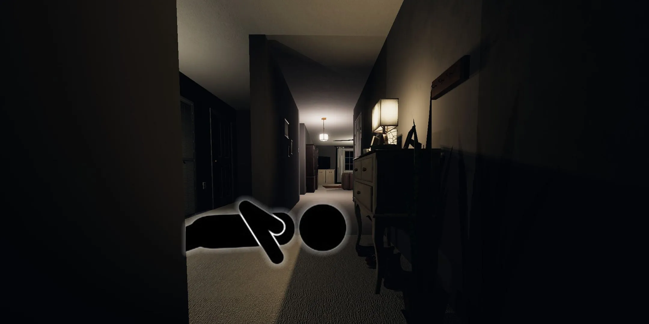 Game thủ khám phá ngôi nhà Tanglewood trong Phasmophobia đầy ám ảnh.