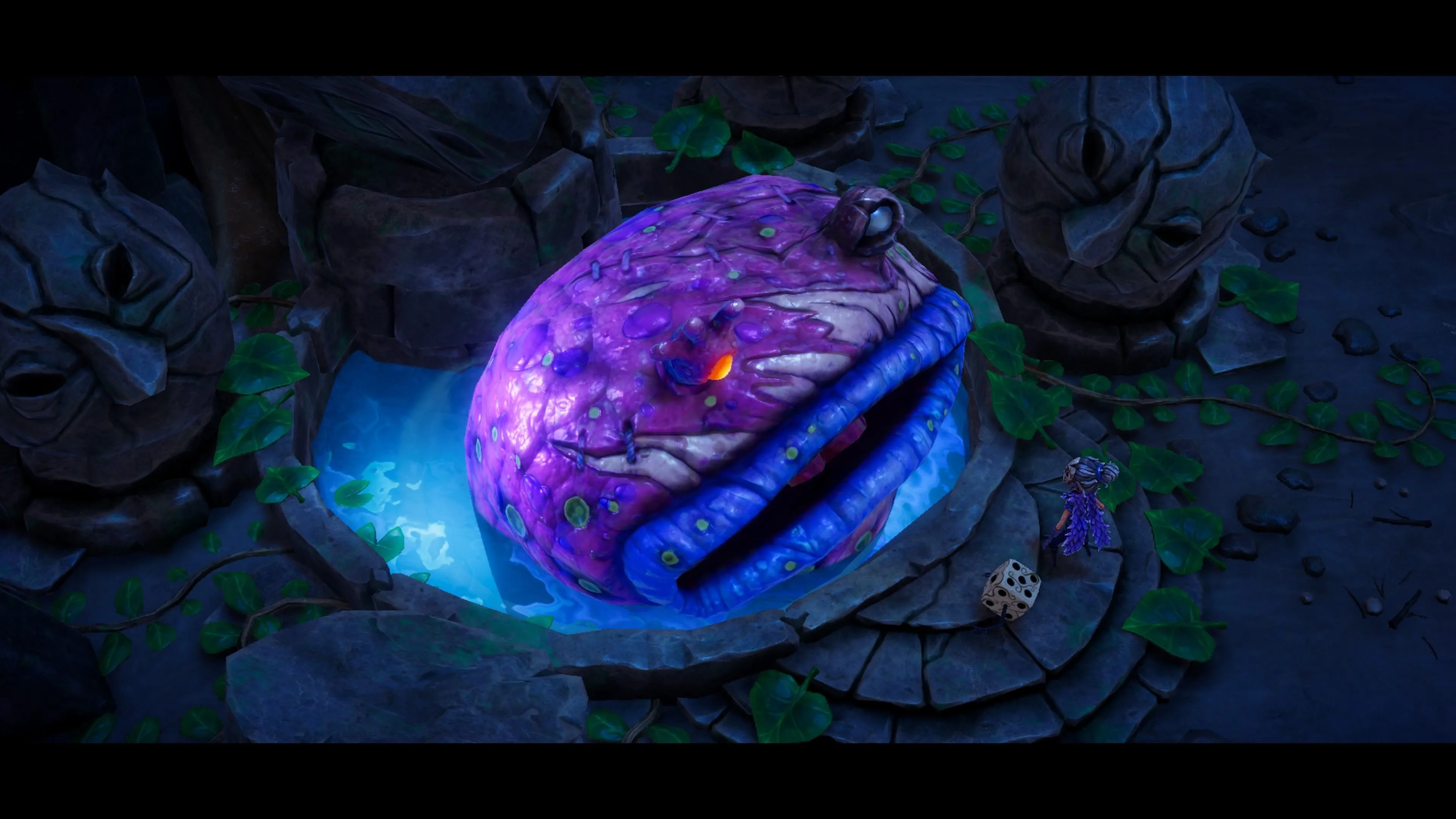 Gặp gỡ thương gia bán Blessing (buff) trong hầm ngục của Lost in Random The Eternal Die