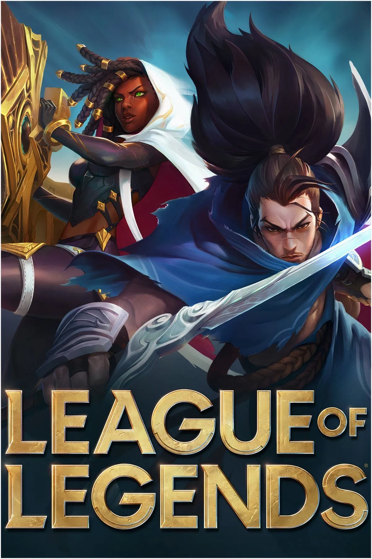 Hình ảnh tổng hợp biểu tượng cho sự hiện diện của Riot Games và League of Legends trong bối cảnh tranh cãi EWC