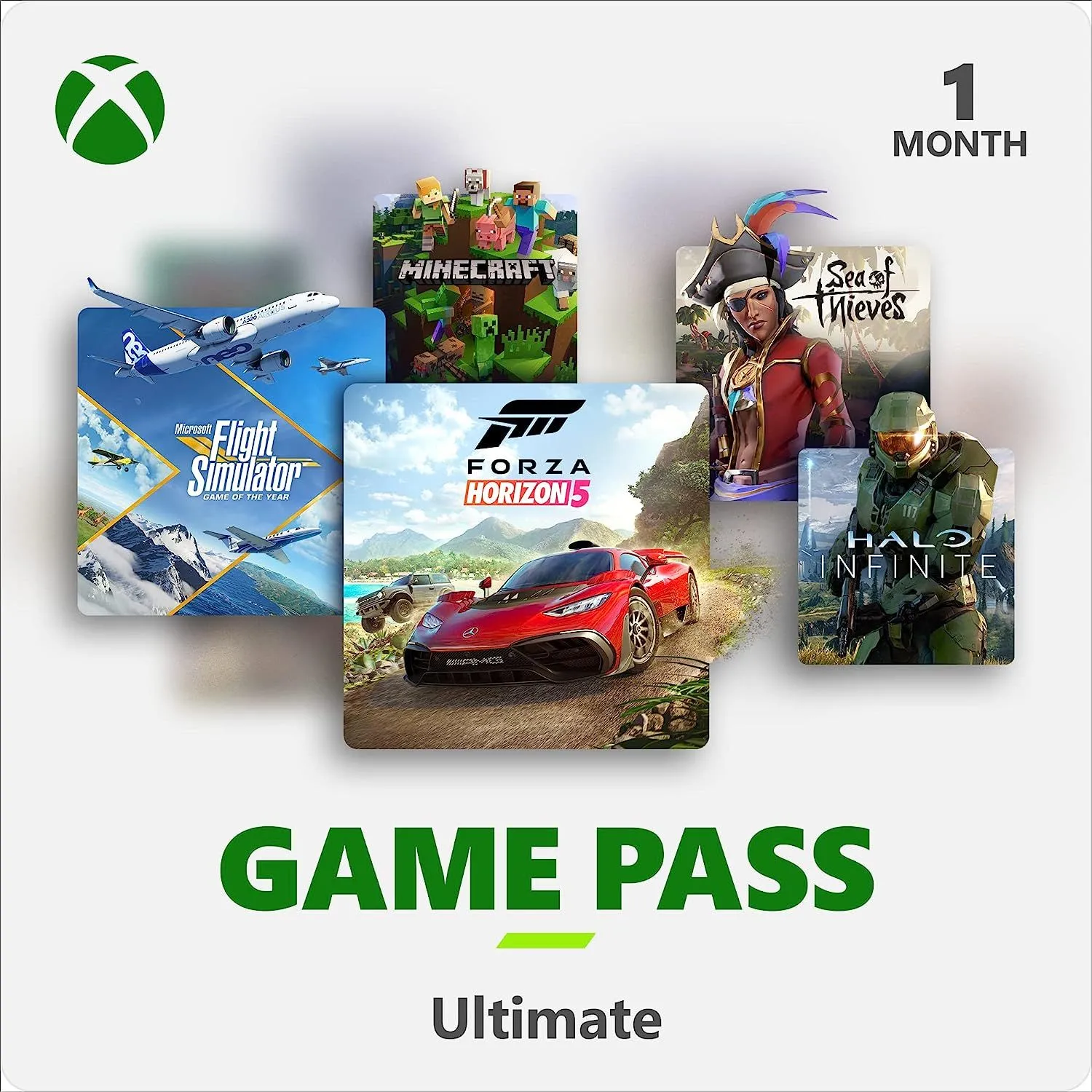 Logo đăng ký dịch vụ Xbox Game Pass Ultimate của Microsoft.
