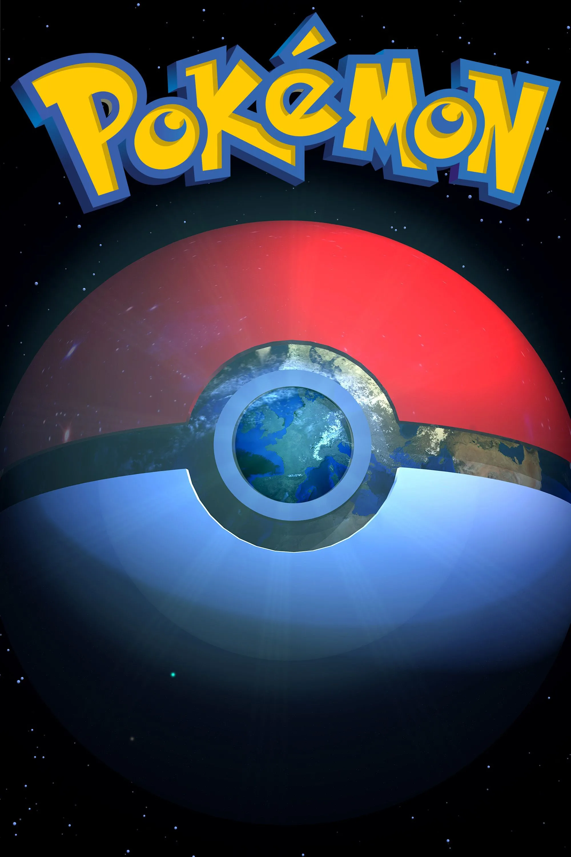 Logo và hình ảnh các Pokemon biểu tượng, đại diện cho thương hiệu game Pokemon nổi tiếng toàn cầu