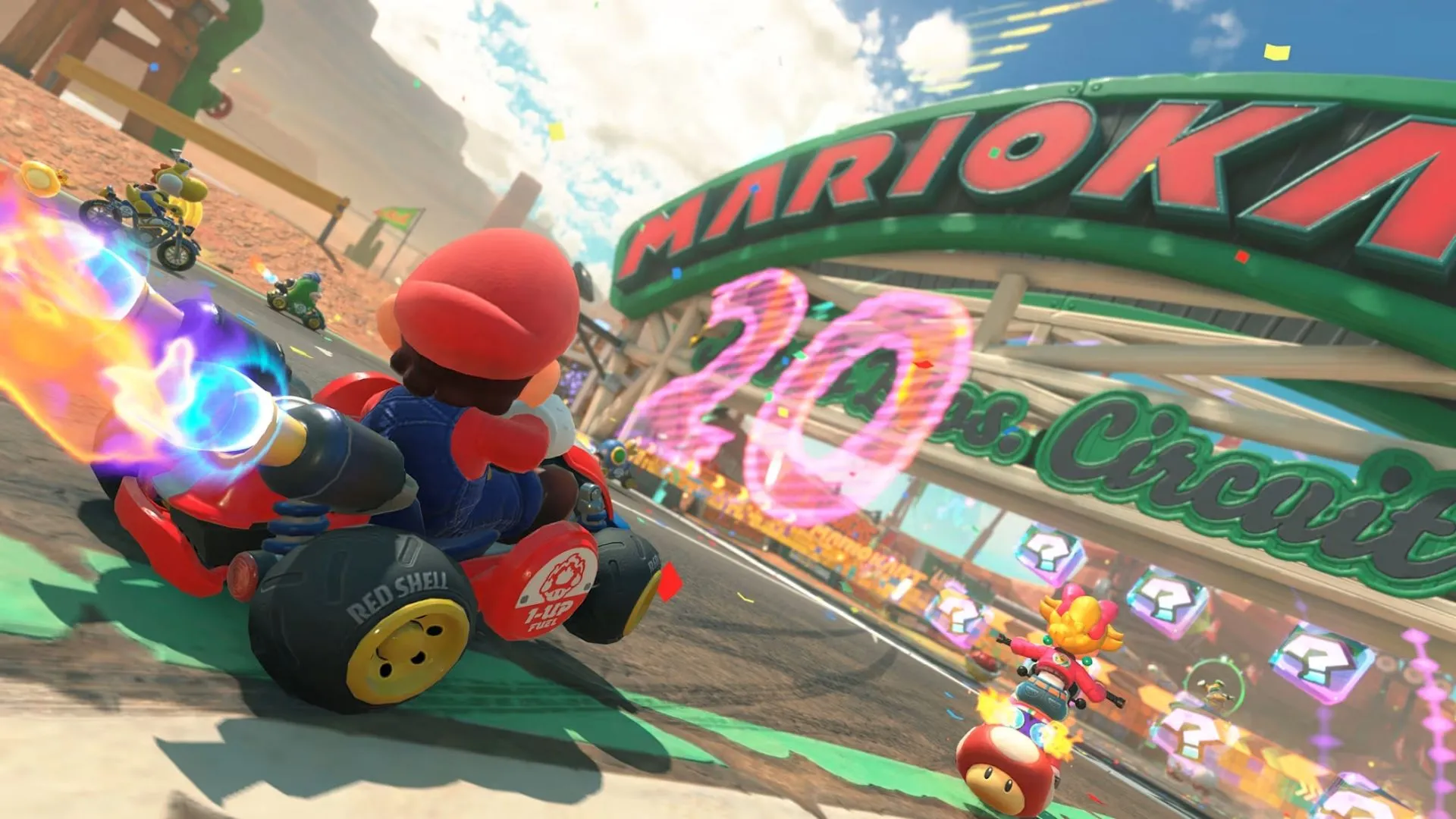 Một đường đua khác trong Mario Kart World