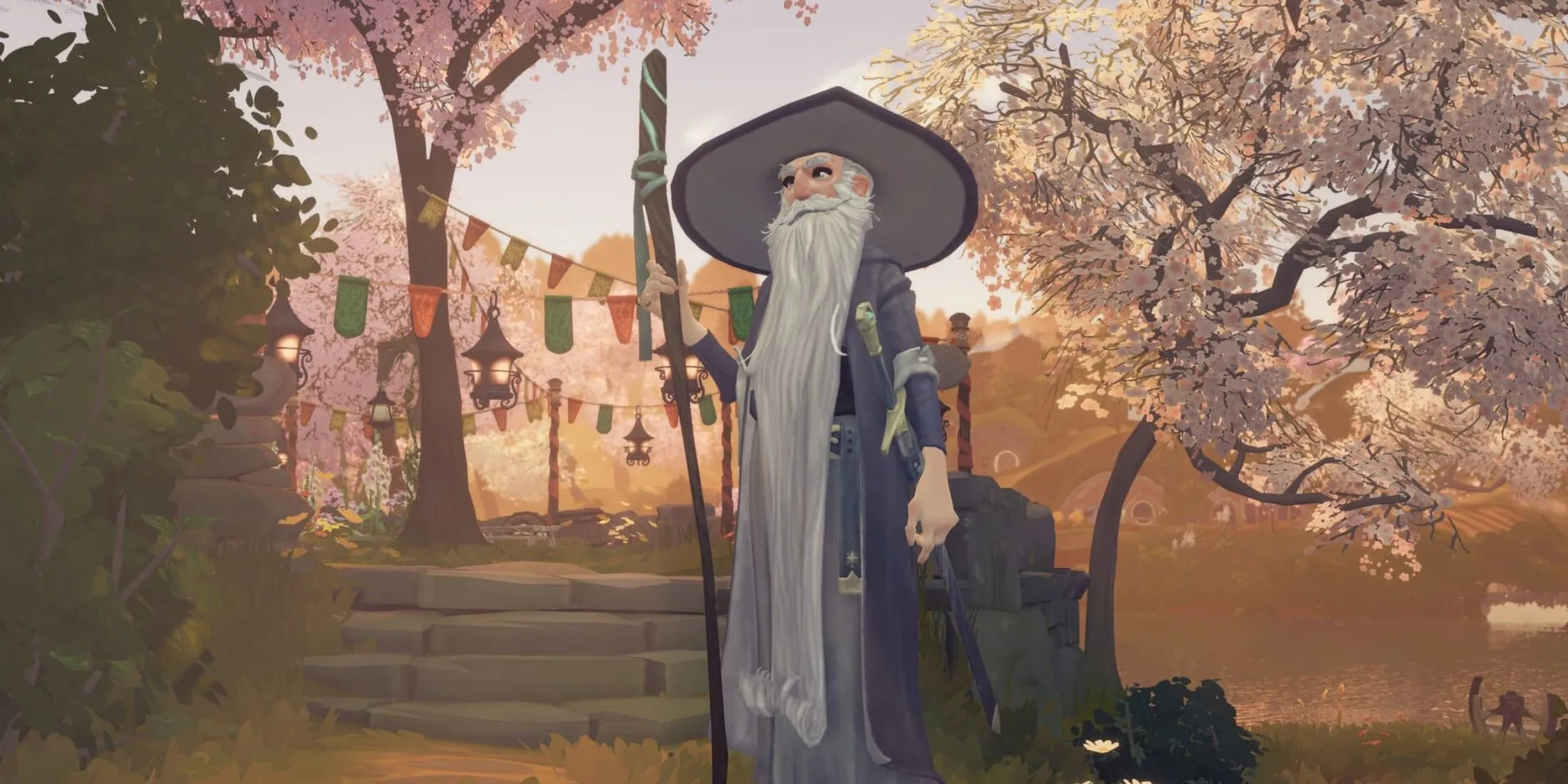 Phù thủy Gandalf xuất hiện trong Tales of the Shire, game mô phỏng cuộc sống yên bình của người Hobbit.