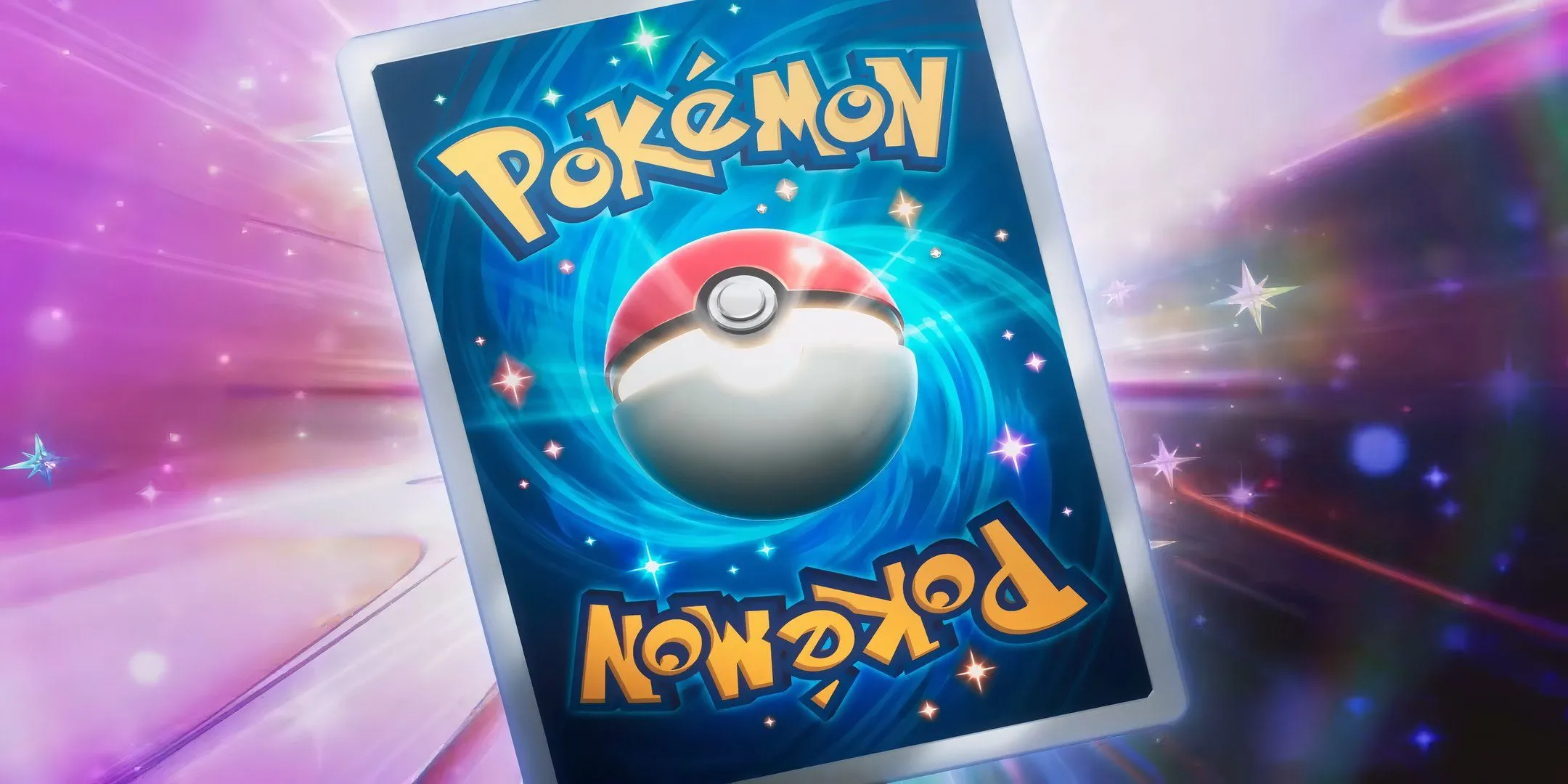 Thẻ bài Pokemon TCG Pocket Togedemaru tỏa sáng từ nền hồng lấp lánh